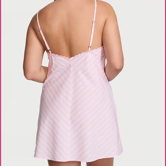 Victoria Secret Pink Striped Slip-dress - Picture 6 of 8